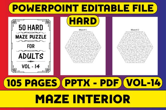 50 Hard Adult Maze Puzzles: A Challenging Brain Teaser Collection