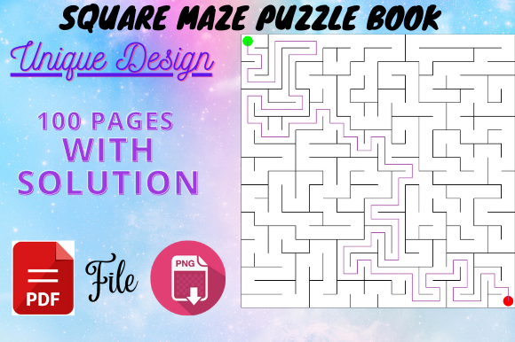 Boost Your Amazon KDP Business with the Square Maze Puzzle Book