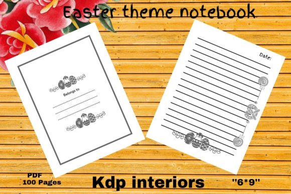 Easter Egg Theme Notebook Interiors: A Creative and Joyful Way to Organize Your Thoughts