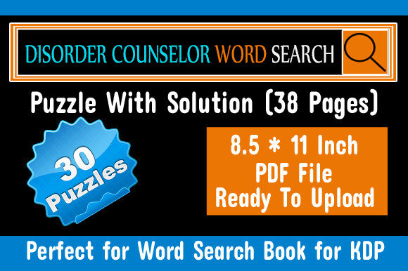 Engage with Disorder Counselor Word Search