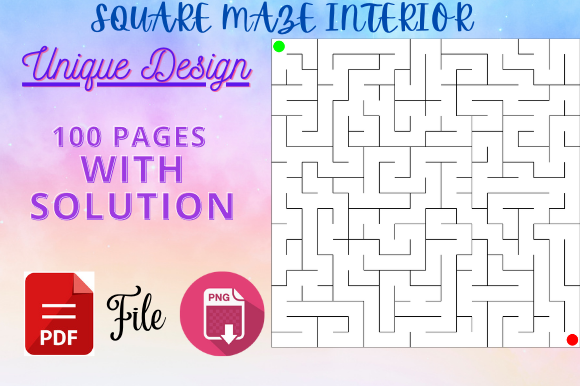 Explore Creative Potential with KDP 50 Square Maze Puzzles