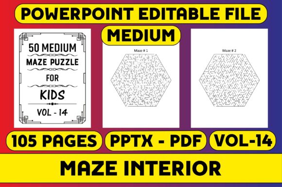 Explore Creative Puzzles with 50 Medium Maze Puzzle