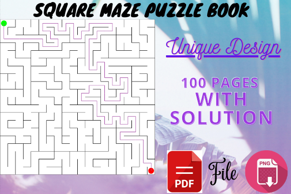 Explore the Fun and Educational World of Square Mazes for Kids Activity Book