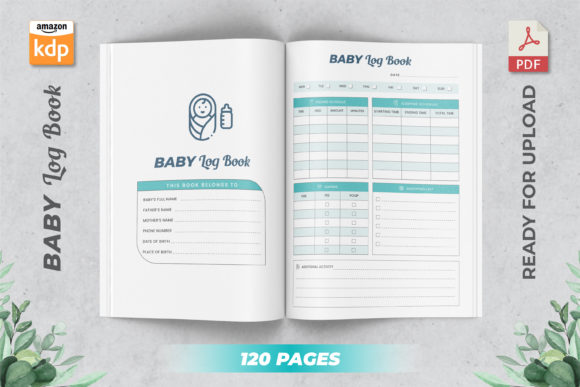 Explore the Versatile Baby Log Book KDP Interior for Your Creative Projects
