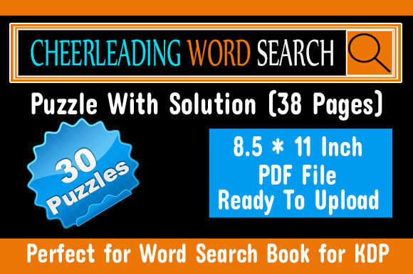 Exploring the Cheerleading Word Search Puzzle for KDP: A Fun and Engaging Activity Book