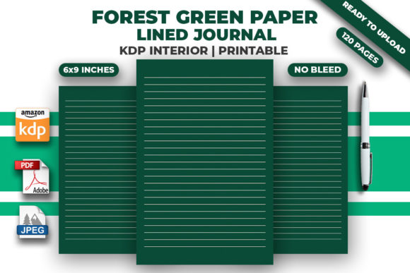 Exploring the Forest Green Paper Lined Journal KDP for Your Publishing Needs