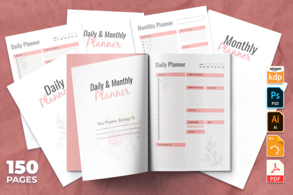 Organize Your Life with the Daily Planner Monthly Planner Interior
