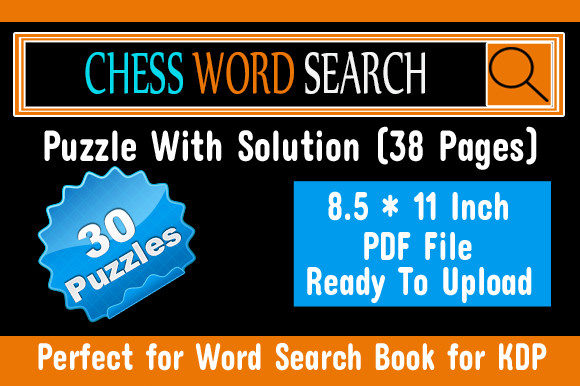 Strategic Use of Chess Word Search Puzzle KDP Interior for Enhanced Engagement and Productivity