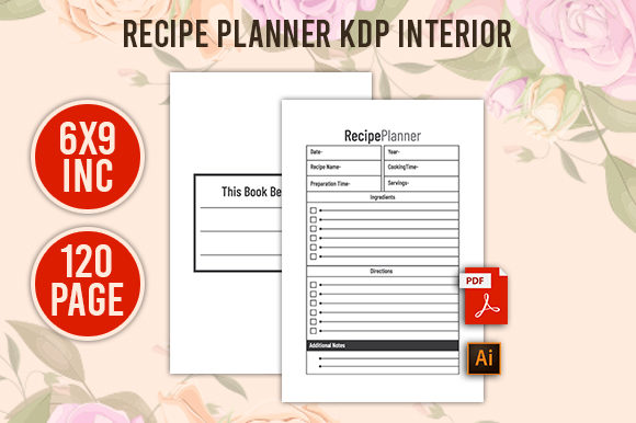 Unlock Your Creativity with Recipe Planner KDP Interior