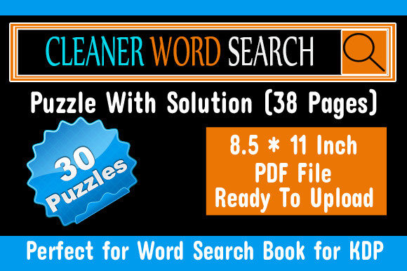 Unlocking Creativity and Engagement with Cleaner Word Search Puzzle KDP Interior