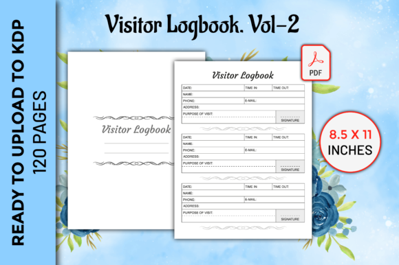 Unlocking Efficiency with the Visitor Logbook KDP Interior Template