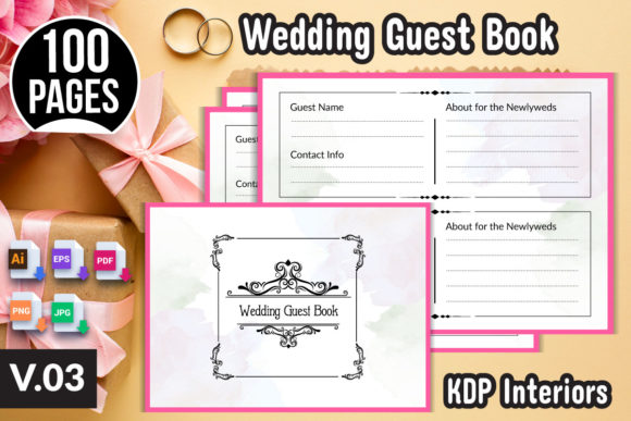 Wedding Guest Book KDP Interior V.03: A Comprehensive Guide for Your Special Day