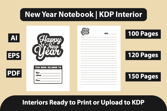 Welcome to the Happy New Year Notebook: A Perfect Start for 2024