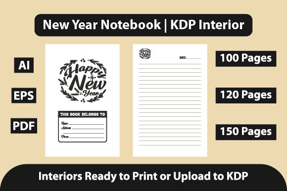 Welcome to the Happy New Year Notebook - KDP Interior